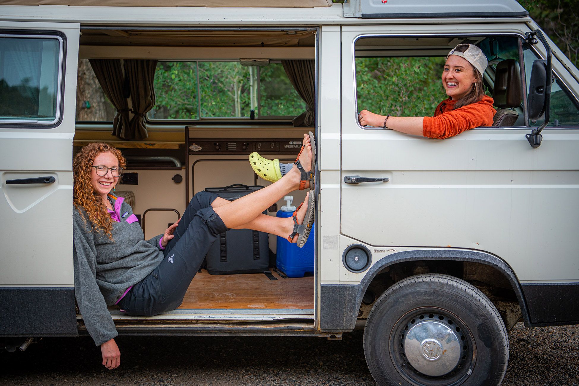 Visit Crested Butte and Gunnison and you just might meet other entrepreneurs, such as the two founders of Gnara, pictured here in a van.